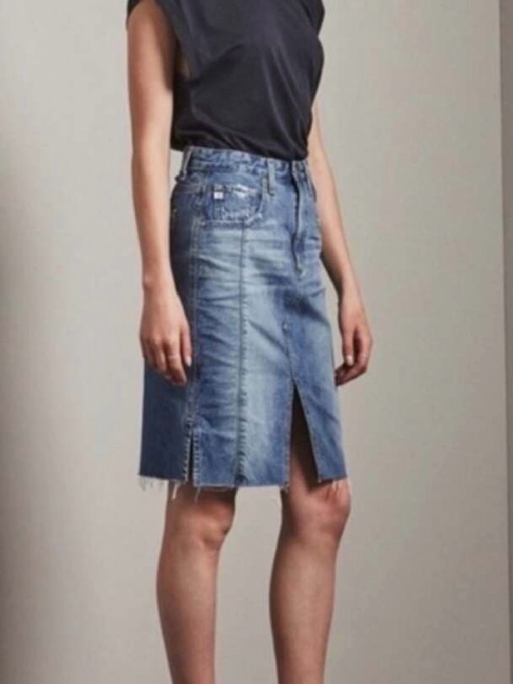 AG The Emery High Rise Denim Skirt Size 29 - Picture 1 of 7